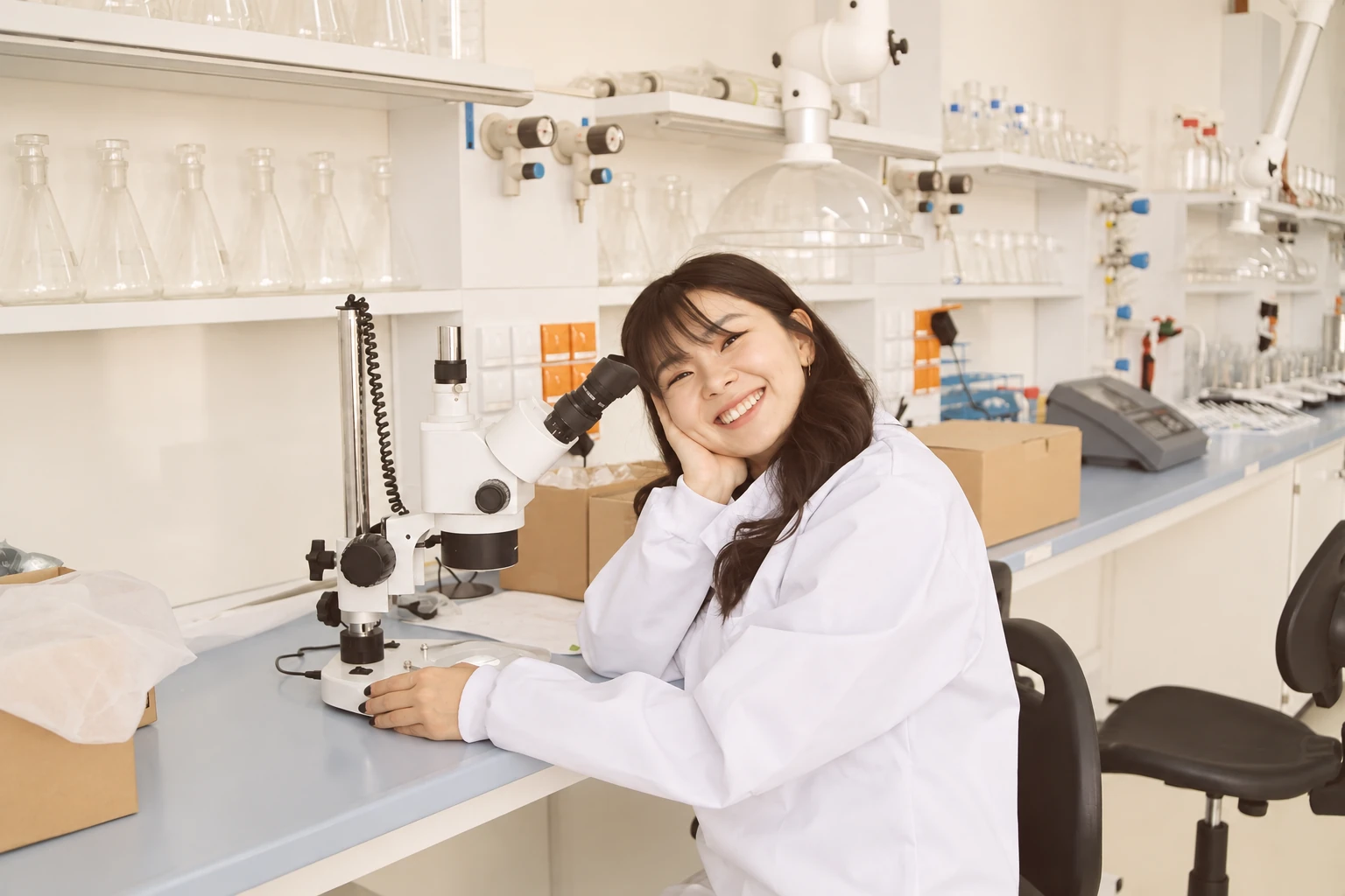 Xilo scientist in the lab